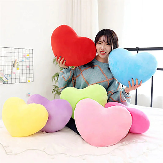 Cute Throw Pillow Heart-Shaped Pillow
