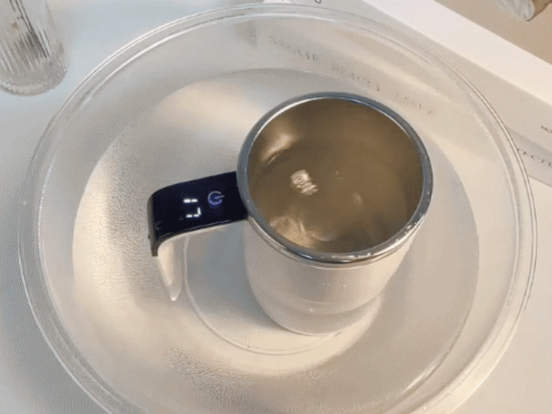Automatic Self Stirring Magnetic Mug with LCD Screen