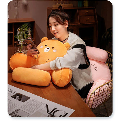 Animal/Food Themed Triangular Reading Pillow