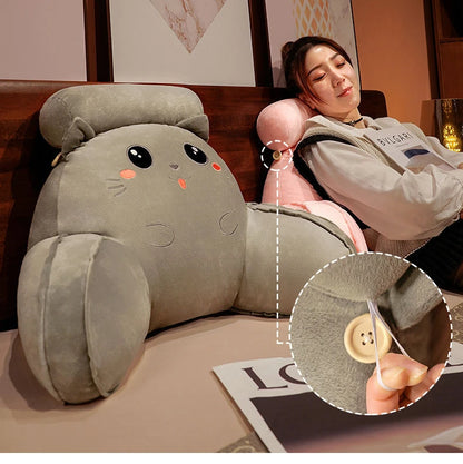 Animal/Food Themed Triangular Reading Pillow