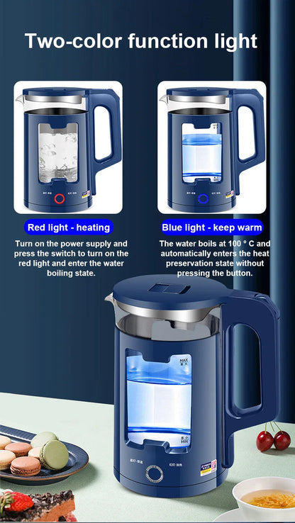 2.2L Electric Kettle Quick Heating Hot Water Boiling Teapot