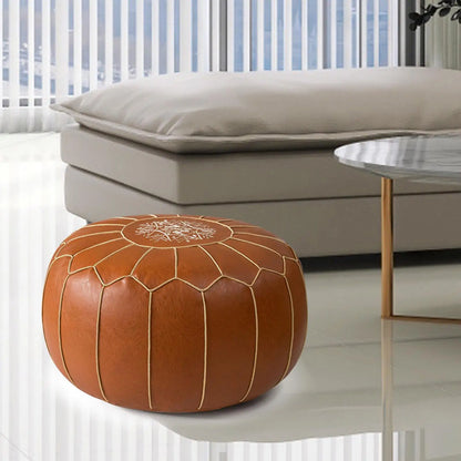 Unstuffed Pouf Cover Moroccan Style Ottomans Footstool Embroider Craft