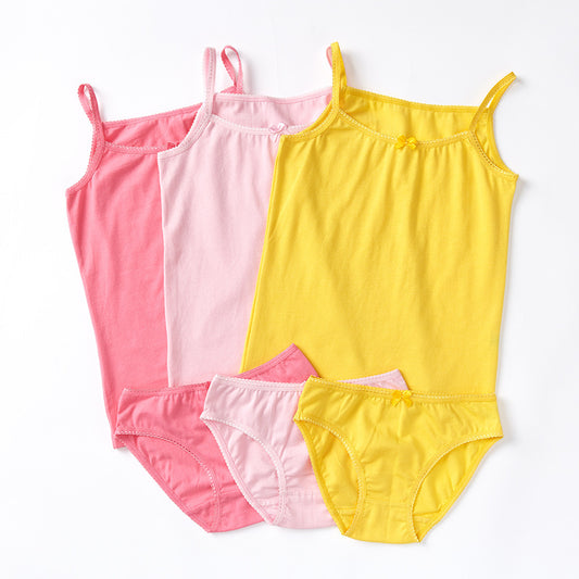 Girls' Camisole and Underwear Set