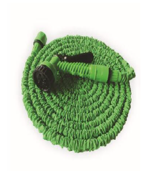 Green and Blue Flexible Gardening Hose