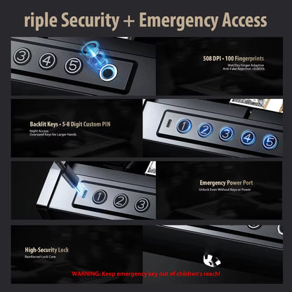 QuickGuard Biometric Safe