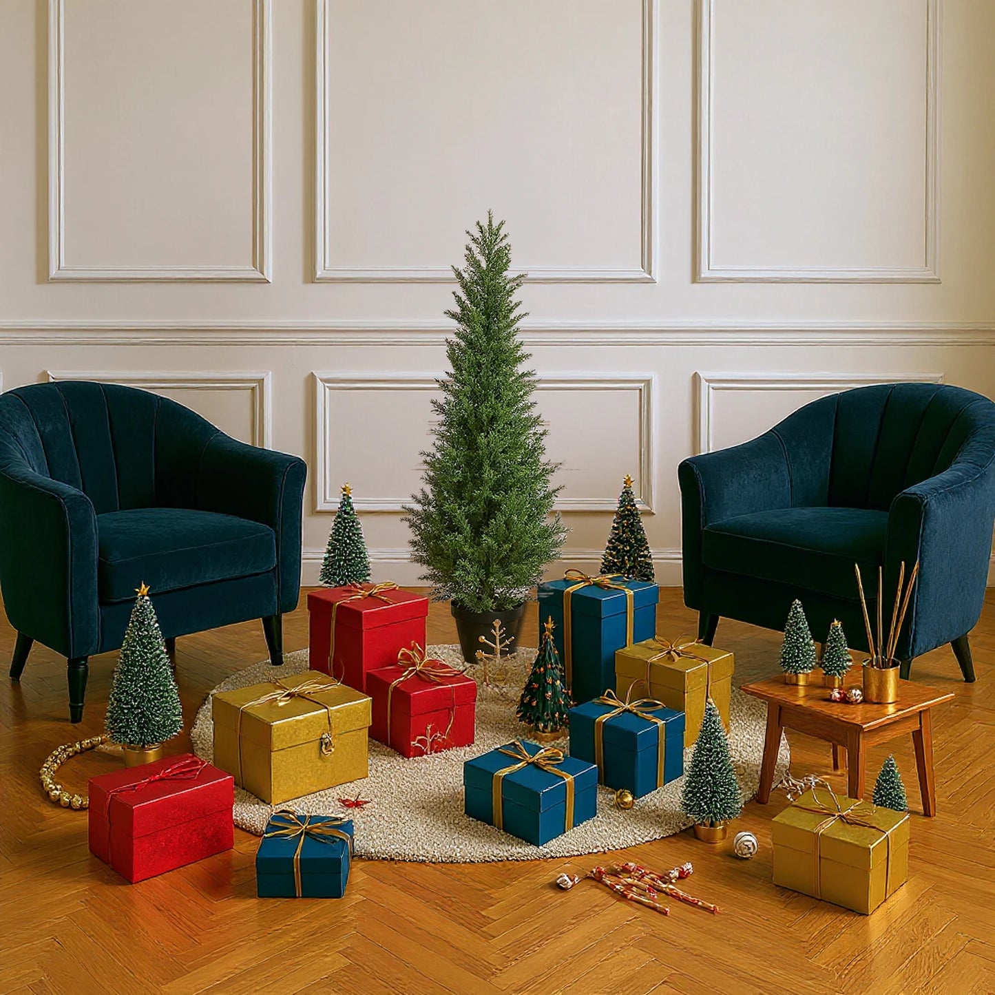 Evergreen Outdoor Cedar Trees