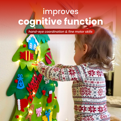 Interactive Felt Christmas Tree