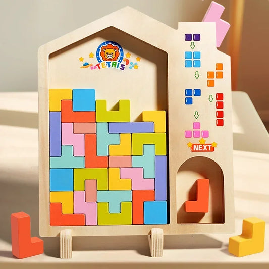 Colorful Kids' Puzzle Blocks