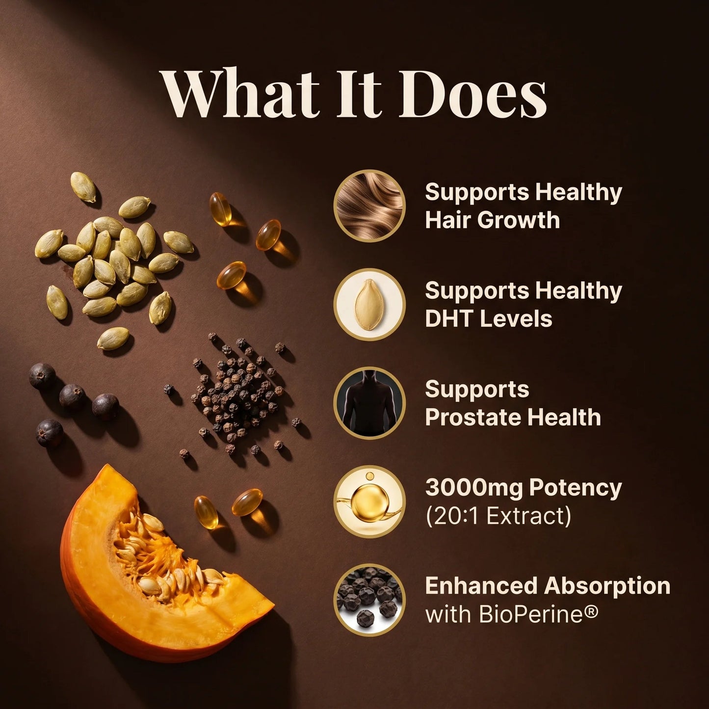 Pumpkin & Saw Palmetto Hair Support