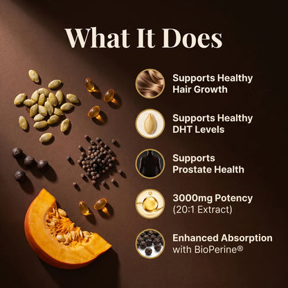 Pumpkin & Saw Palmetto Hair Support