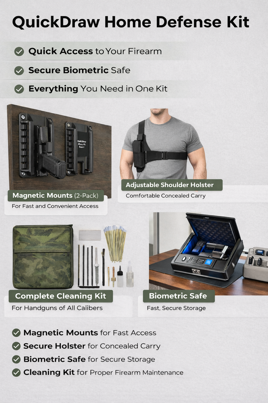 Complete QuickDraw Home Defense Kit