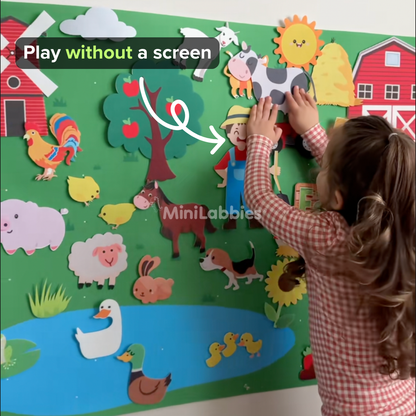 MiniFarm Felt Learning Board