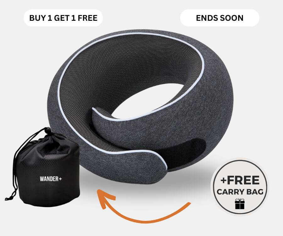 WANDER Plus Travel Comfort Pillow