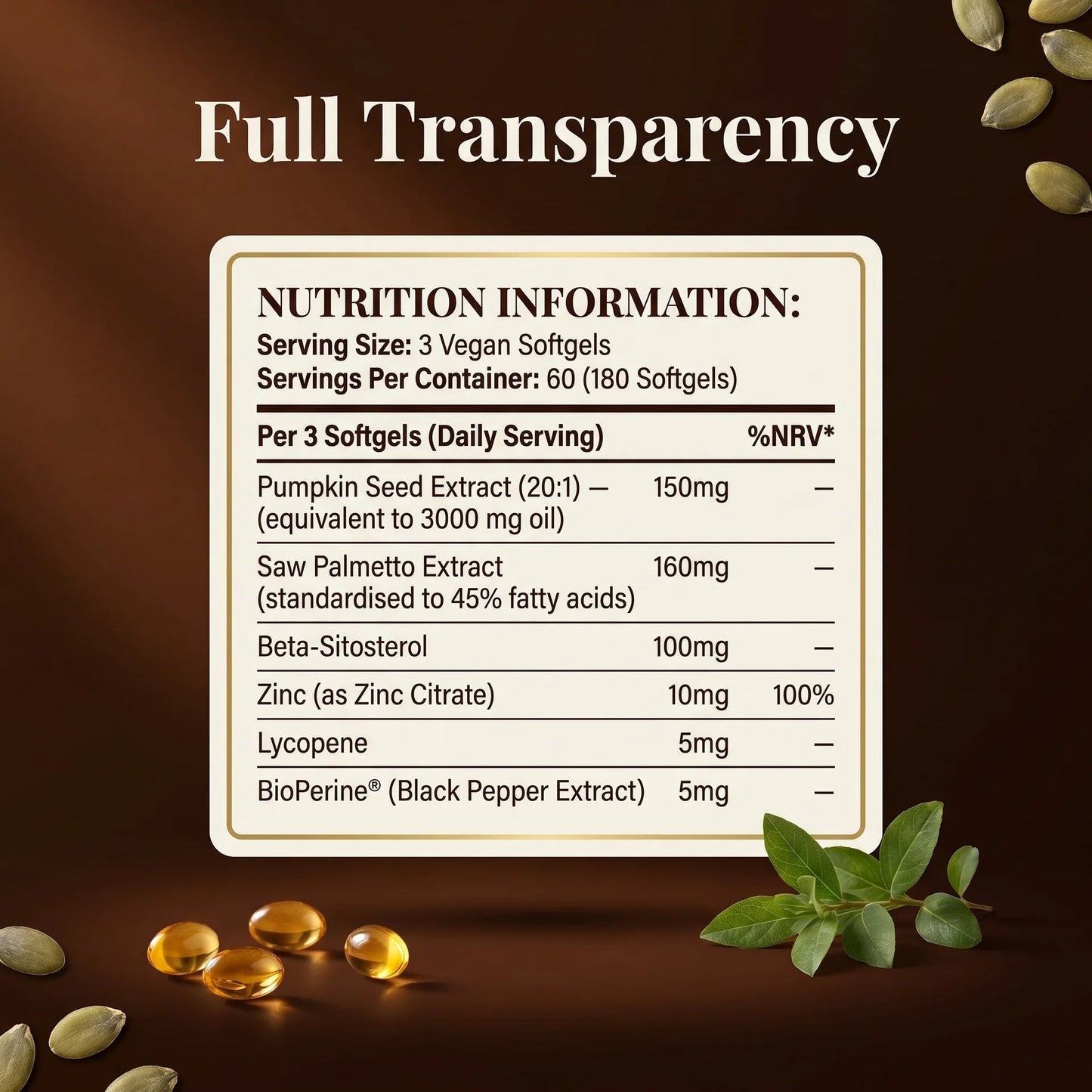 Pumpkin & Saw Palmetto Hair Support