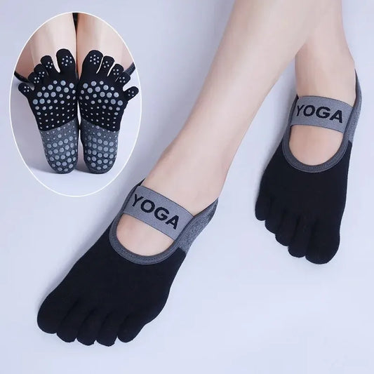 GripFive Breathable Toe Yoga Socks