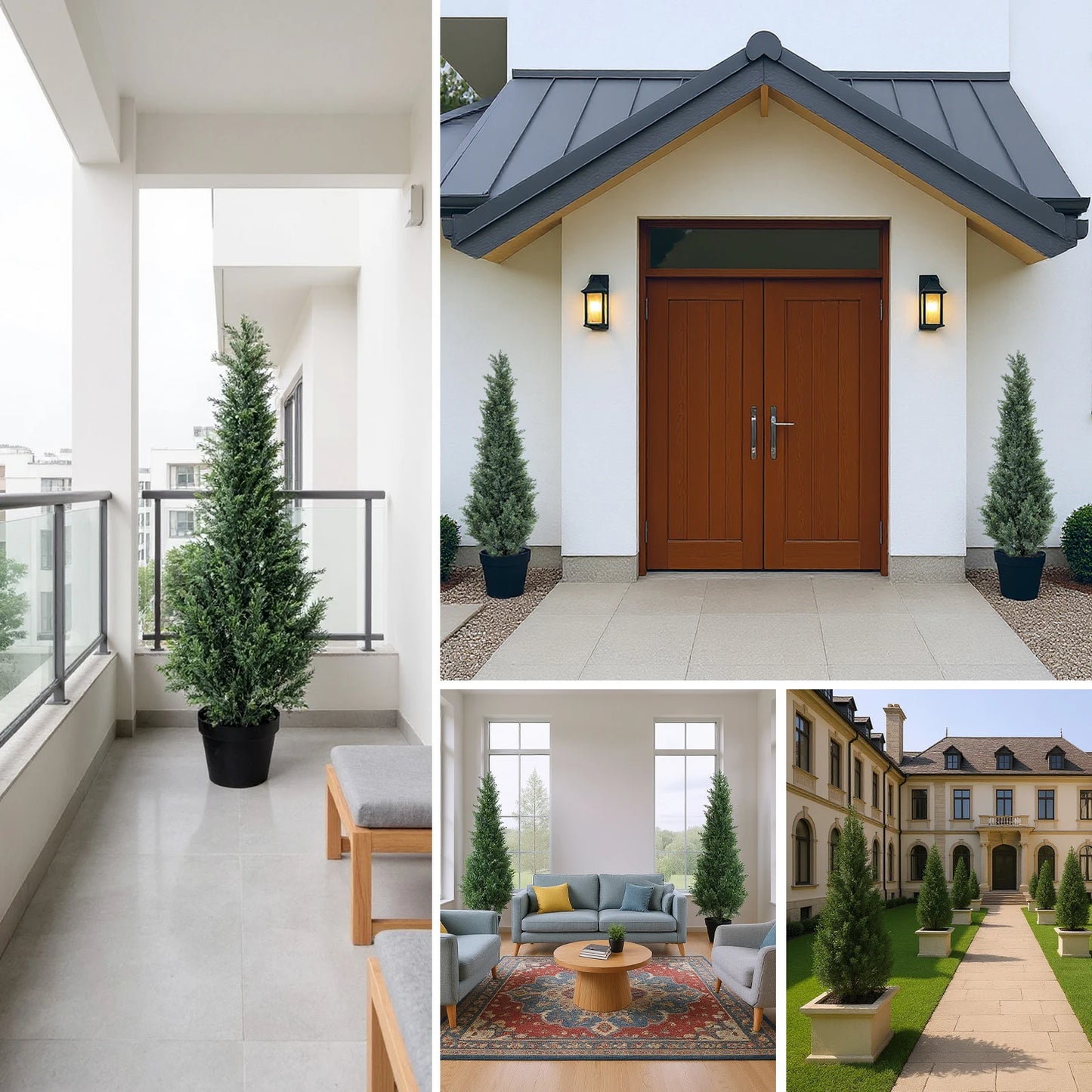 Evergreen Outdoor Cedar Trees