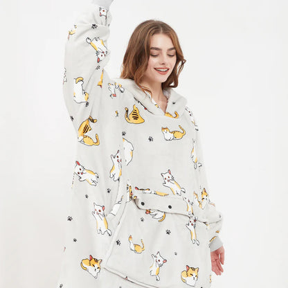 ThermaHug Hoodie Blanket