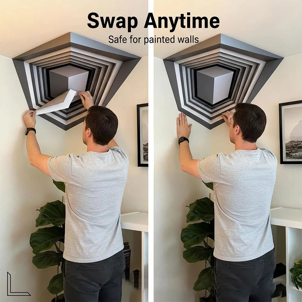 Impossible Corners 3D Wall Art