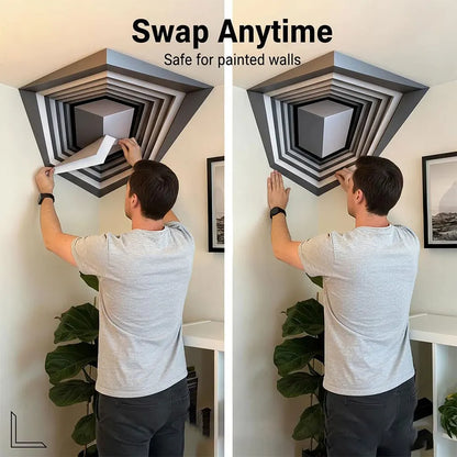 Impossible Corners 3D Wall Art