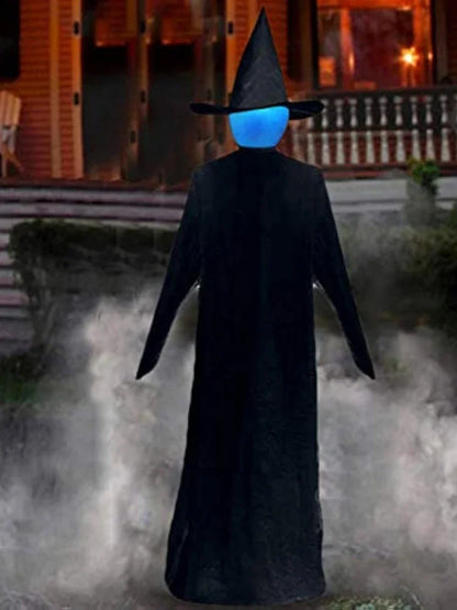 Glowing Faceless Witch Decor