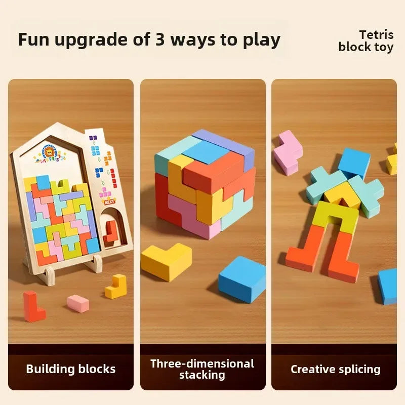 Colorful Kids' Puzzle Blocks
