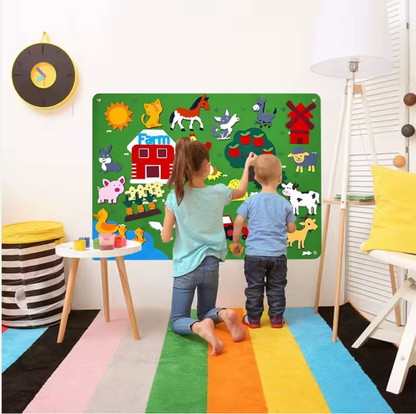 MiniFarm Felt Learning Board