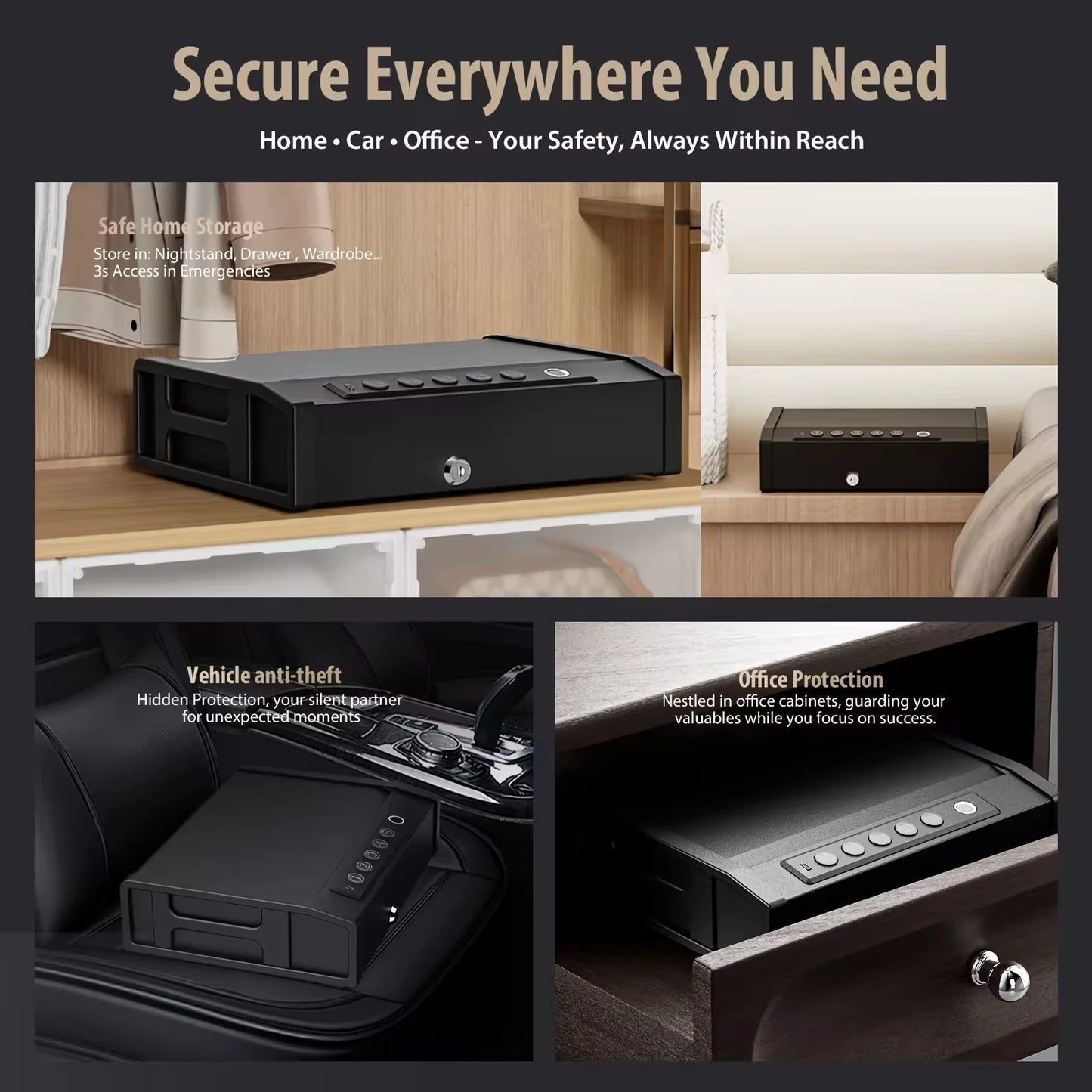 QuickGuard Biometric Safe