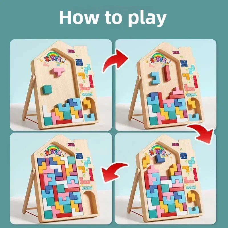 Colorful Kids' Puzzle Blocks