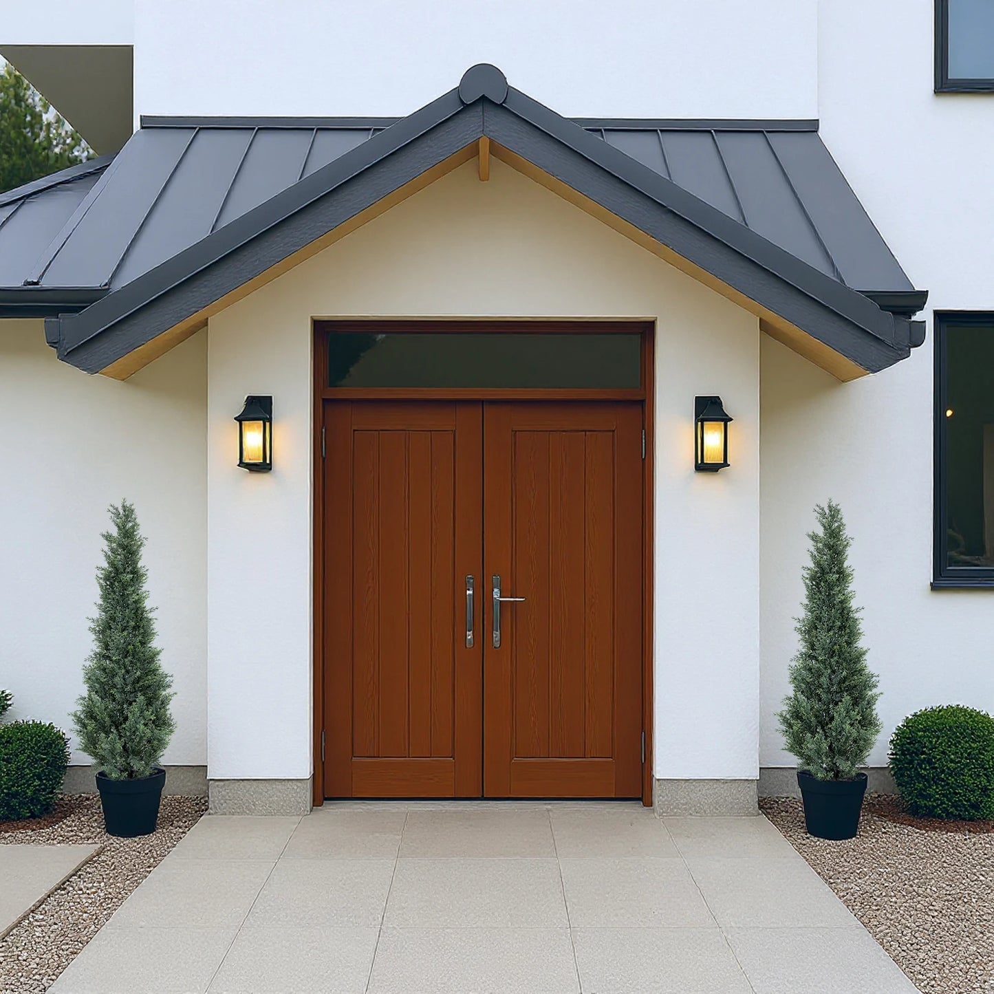 Evergreen Outdoor Cedar Trees