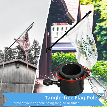 All Weather Stainless House Flagpole
