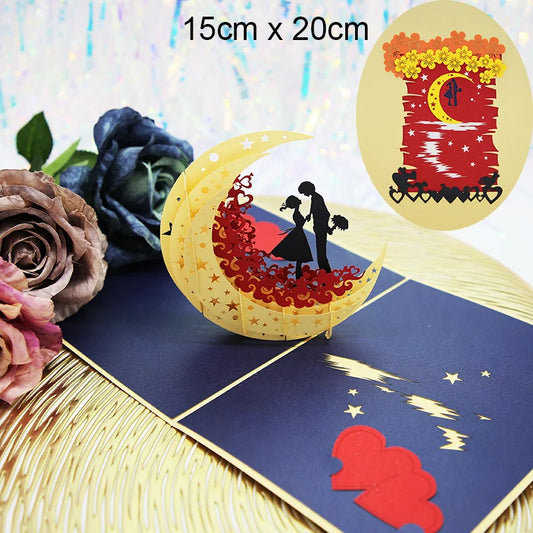 💥Pop of Love 3D Cards💝