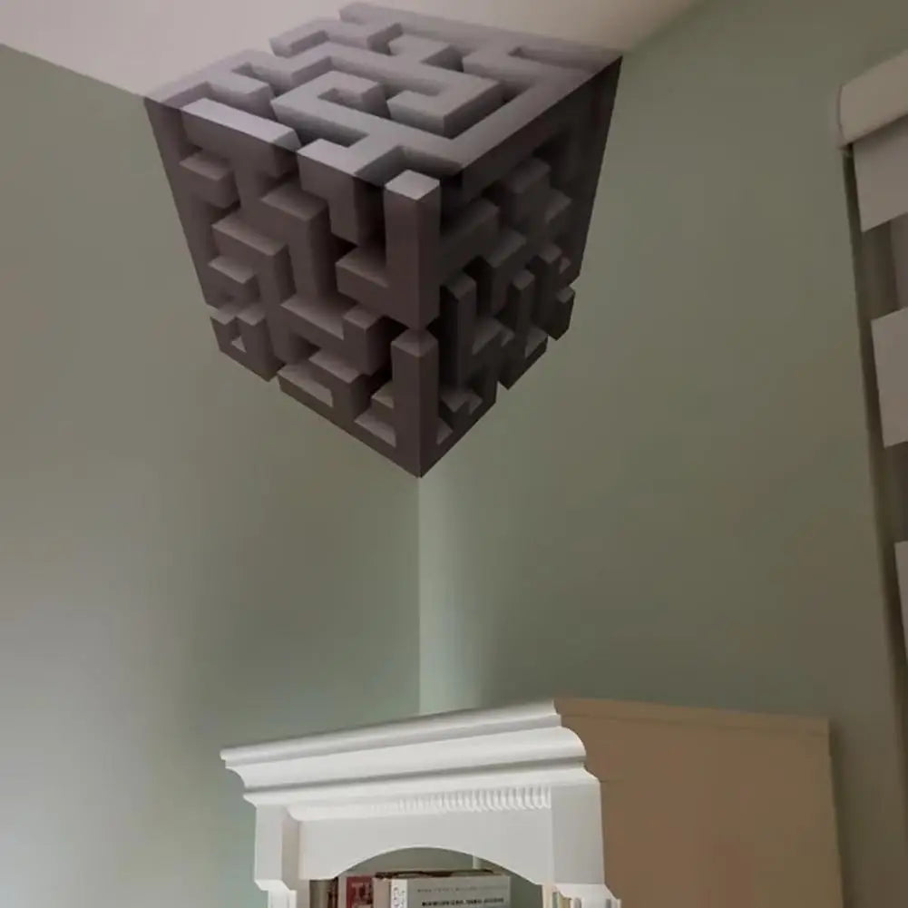 Impossible Corners Illusion Wall Art