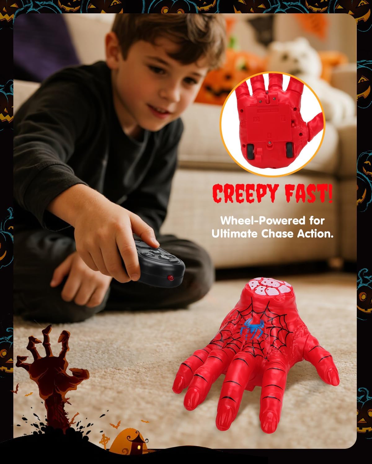 Creepy Crawler Remote Spider Hand