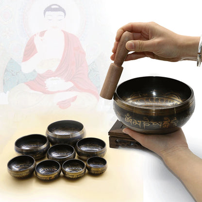 Lotus Harmony Singing Bowl Set