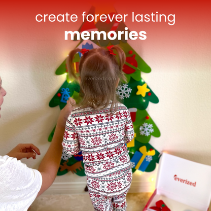 Interactive Felt Christmas Tree