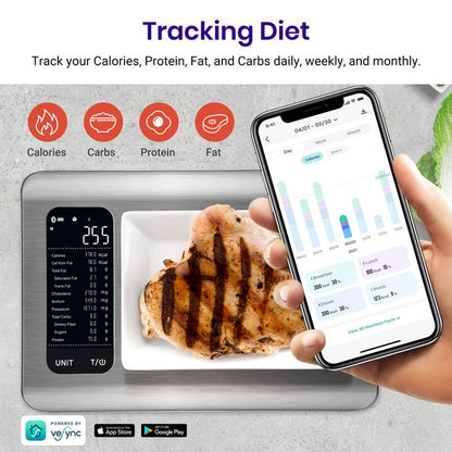 Total Health Tracking Bundle – Magic Nutrition Scale + Digital Body Scale