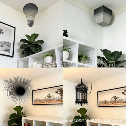 Impossible Corners 3D Wall Art