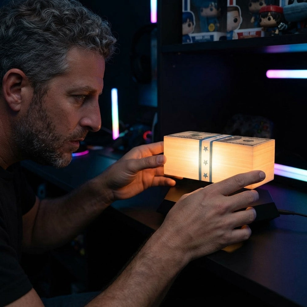 Floating Money Stack LED Lamp™