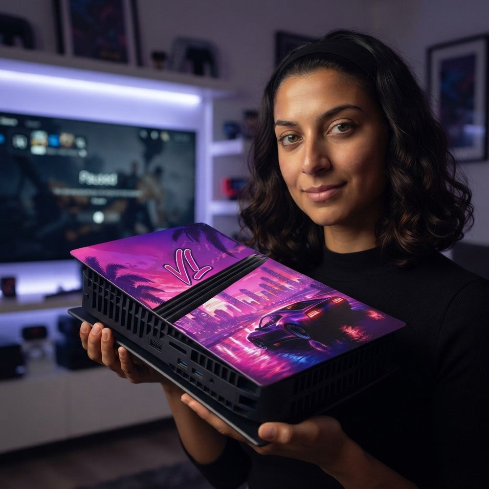 Vice Nights PS5™ Console Faceplate